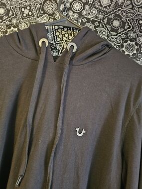 TRUE RELIGION Buddha Brand World Tour Men's XL LS HOODIE Cotton/Polyester Blend